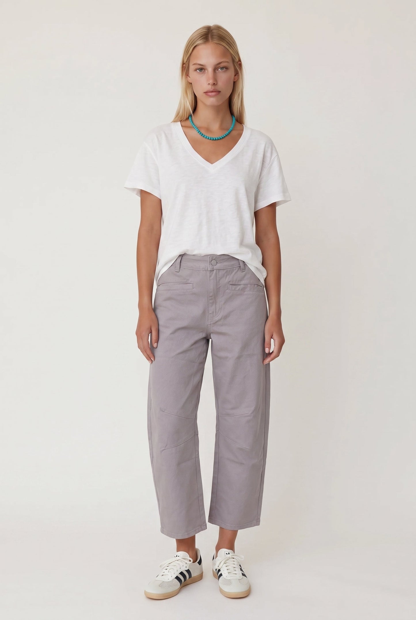 Lola Barrel Cropped Pant