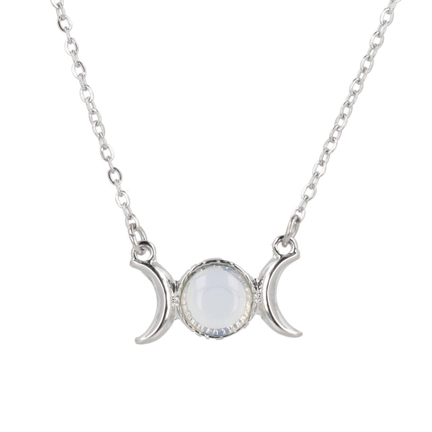 Opal Moon Necklace