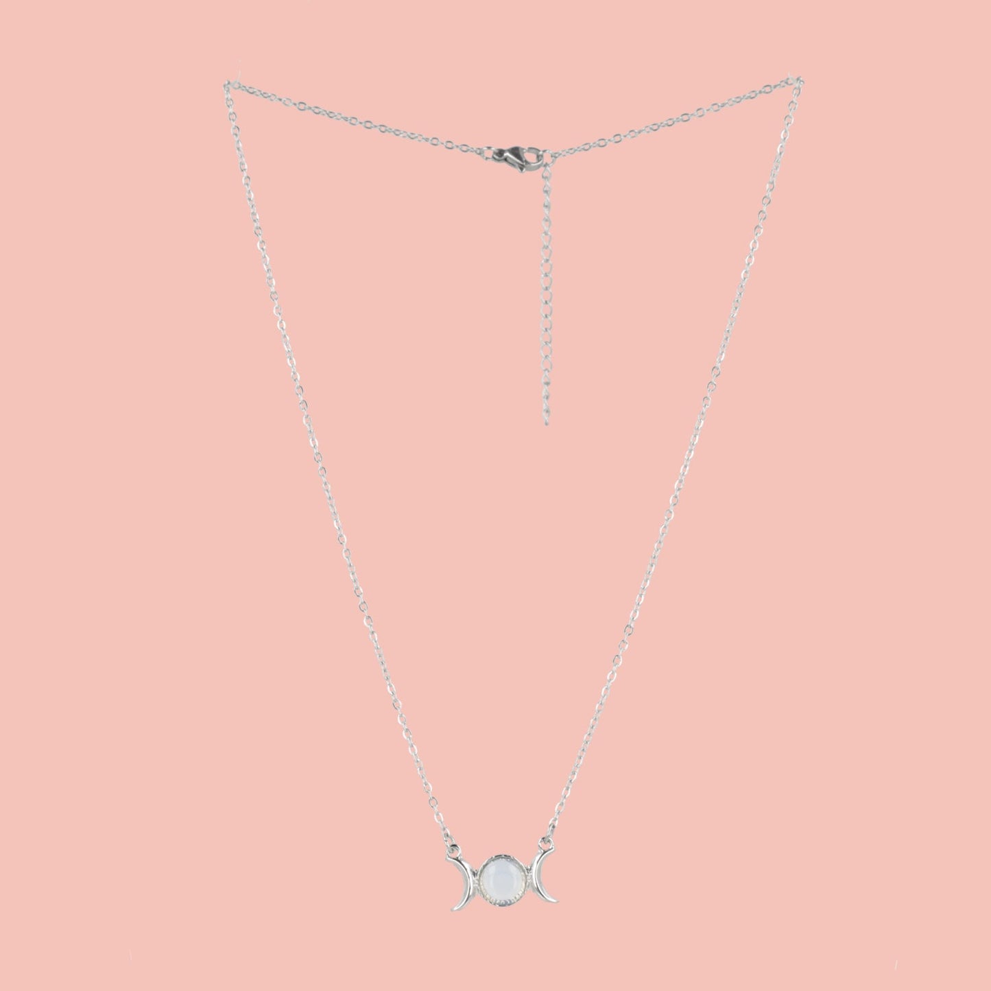 Opal Moon Necklace